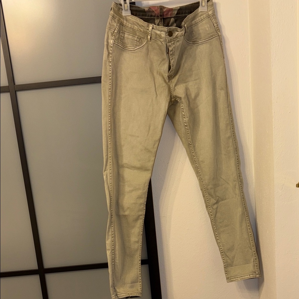 Tempo Paris Olive and Camo Fully Reversible Slim Pants